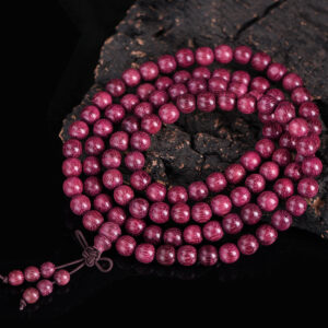 Violet Buddha Bead Feng Shui Bracelet