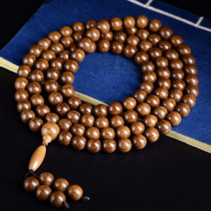 108 - Bead Six - Paths Wood Feng Shui Necklace