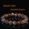 Devil’s Hair Rutilated Quartz Feng Shui Bracelet