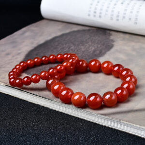 feng shui red agate bracelet