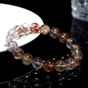 Devil’s Hair Rutilated Quartz Feng Shui Bracelet