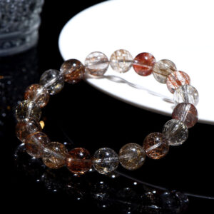 Devil’s Hair Rutilated Quartz Feng Shui Bracelet