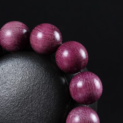 Violet Buddha Bead Feng Shui Bracelet