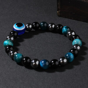 Natural Stone Evil Eye Feng Shui Bracelet