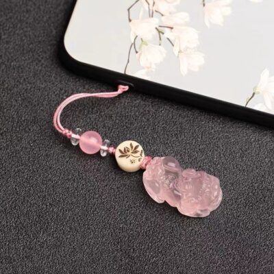 Crystal Pixiu Pendant as a Mobile Phone Pendant