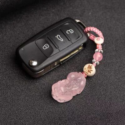 crystal Pixiu pendant as a keychain