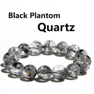 Black Phantom Quartz Feng Shui Bracelet