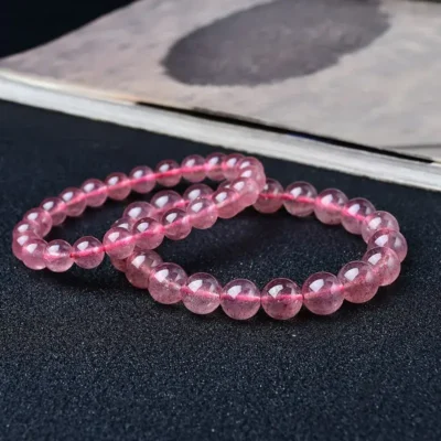 Strawberry Quartz Feng Shui Bracelet
