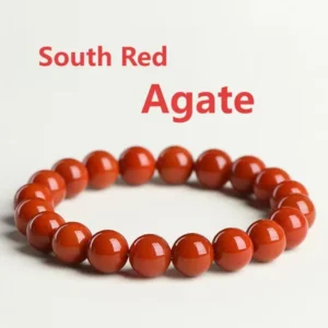 South Red Agate Feng Shui Bracelet