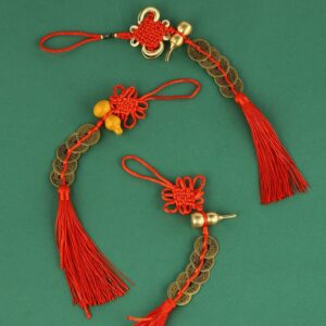 Five Emperor Coins Hanging Charm for Wealth & Protection