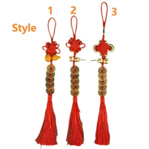Five Emperor Coins Hanging Charm for Wealth & Protection