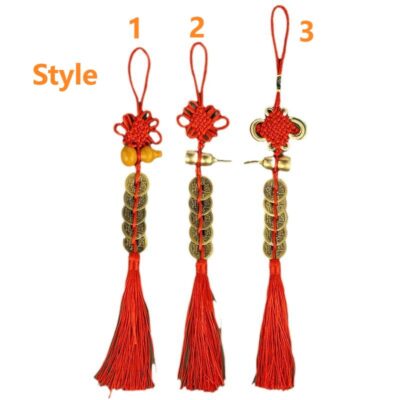 Five Emperor Coins Hanging Charm for Wealth & Protection