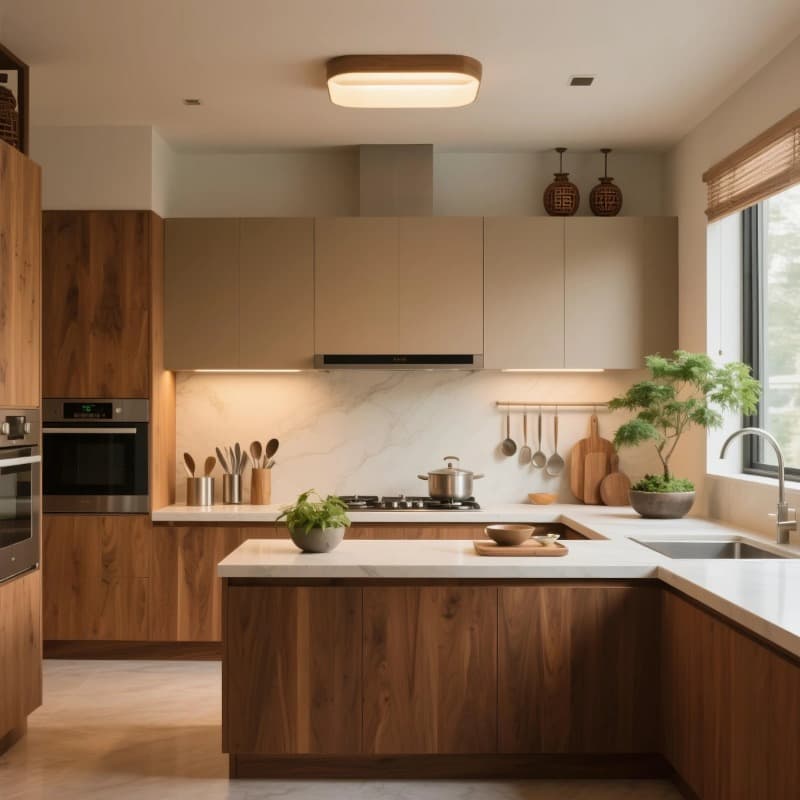 Feng Shui Kitchen Layout for Health and Prosperity