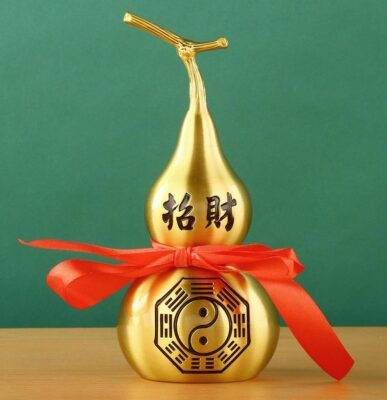 Feng Shui Brass Gourd for Wealth and Home Protection